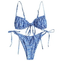 91 Plus size kupaći kostim za žene bandeau brazilski kupaći kostim bikini set odjeća za plažu push up kupaći