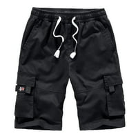 Sportske kratke hlače za muškarce, muške teretne kratke hlače Plus Size s više džepova, široke ljetne kratke hlače