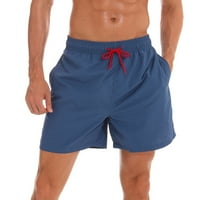 Muške hlače zazor muškaraca solidna prozračna čipka vodootporna četvrtina hlača plaža kratke hlače sportske casual