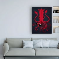 Zaštitni znak likovna umjetnost 'Kraken Atteken' platno umjetnost Michaela Buxto
