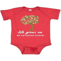 Uzbudljiv život ide dalje-postanite donator organa-poklonite bodi za božićno drvce sa zelenom vrpcom za dječaka