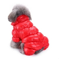 Reflektirajuća vodootporna jakna za pse za zimu, Topla snježna odijela za pse za cijelo tijelo, Vanjska odjeća