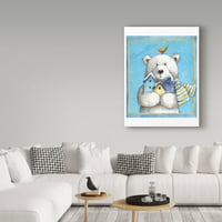 Zaštitni znak likovna umjetnost 'Polarni medvjed dobrodošao' platno umjetnost Melinda Hipsher