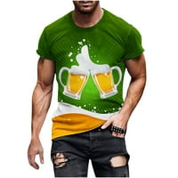 Rasprodaja muških majica u A-listi, nova modna muška majica s 3-inčnim nepozicionirajućim ispisom piva, majica