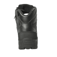 Muške taktičke čizme od polirane kože sa bočnim patentnim zatvaračem 6, Crna