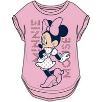Majica kratkih rukava s uzorkom Minnie Mouse za djevojke iz Disneija