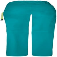 Muške teretne hlače s patentnim zatvaračem sprijeda s ravnim pojasom na nogavicama