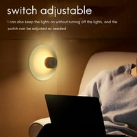 CKEPDYEH LED Unutarnja svjetla zidna svjetiljka Senzor pokreta za ljudski indukcijski ulaz i prolaz SCONCE noćno