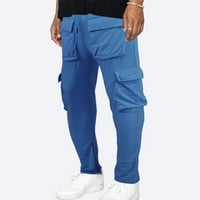 Muški kombinezoni, Ležerne hlače s više džepova, planinarske hlače, pamučne keper hlače