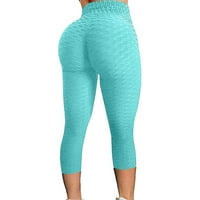 Joga rastezljive hlače za žene udobne Ležerne meke vježbe za podizanje kukova fitness trčanje jednobojne visoke