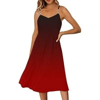 Ženske klupske haljine u stilu A-liste s volanima, haljina za ljuljanje kratkih rukava, crvena, 2-inčna