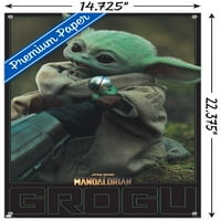 Ratovi zvijezda: Mandalorska sezona-Groguov zidni poster s gumbima, 14.725 22.375