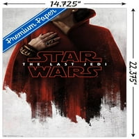 Ratovi zvijezda: Posljednji Jedi - Zidni plakat crvene leje, 14.725 22.375