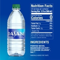 Pročišćena mineralna voda poboljšane kvalitete, 16 fl oz, broj boca