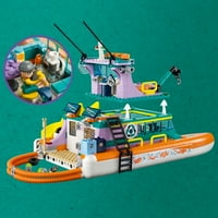 Komplet igračaka za izradu spasilačkog broda za dječake i djevojčice u dobi od 7 i više godina koji vole more