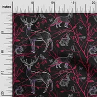 + pamučni poplin Keper ružičasta Tkanina materijal za životinjsku haljinu Tkanina s otiskom širine dvorišta