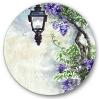 Lilac Tree stablo fenjer Impression slikanje umjetničkih otisaka