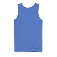 Muška majica bez rukava s printom u Kraljevsko plavoj boji-dizajn U Australiji