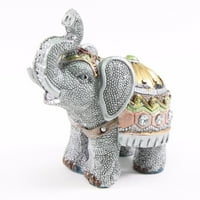 Feng Shui 4.5 Sivi slon bogatstvo sretna figurica uređenja domaćeg poklona za dom