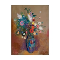 Zaštitni znak likovne umjetnosti 'Bouket šarenog cvijeća' platna umjetnost Odilona Redona
