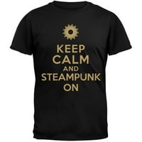 Ostanite mirni i steampunk na majici-Plus veličine