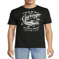 Grafička majica za brzinu muške garaže za muške i velike muške garage