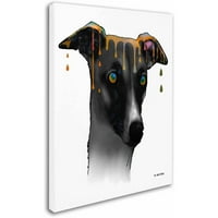 Marlene Watson Greyhound Canvas Art