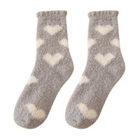 Ženske koraljne čarape s uzorkom srca u obliku srca, šarene lagane pamučne čarape