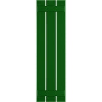 Ekena Millwork 1 8 W 49 H TRUE FIT PVC Tri ploča razmaknuta ploča-n-batten kapke, Viridian Green
