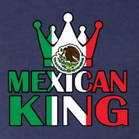Divlji bobby meksički kralj latinski ponos muškarci premium tri mješavina tinejdžera, vintage mornarica, x-velika
