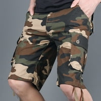 Muške ležerne hlače modni sport kratke hlače labave multipleks wo kamuflaža na otvorenom sportskom odjećom ljeto