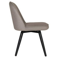 Studio Design _ rotirajuća uredska ili Blagovaonska stolica s metalnim nogama, bež