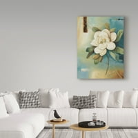 Zaštitni znak likovna umjetnost 'Magnolia Abstract II' Canvas Art by Lisa revizija