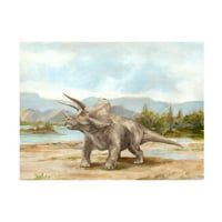 Ethan Harper 'Dinosaur ilustracija II' platno umjetnost