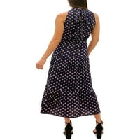 Ženska Maksi haljina s točkicama na vratu u obliku točkica