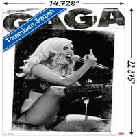 Dama Gaga - plakat prsta na zidu, 14.725 22.375