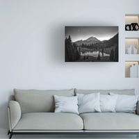 Michael Zheng 'Mt Rainier' Canvas Art