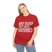 Jedite spavanje kućnih ljubimaca mačke unise grafičke majice
