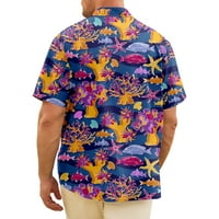 Oceanska majica kratkih rukava, modna ljetna majica kratkih rukava, poklon za dečka, Muške majice