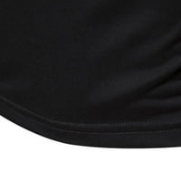 Muške košulje ležerna kratka rukava muška gumba za čvrstu boju tanka stand-up ovratnik kratki rukavi casual majica