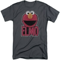 Ulica Sesame - Elmo Smile - visoka košulja s kratkim rukavima - xxx -velika