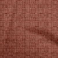 Oneoone pamučni poprilin maroon tkanina geometrijska diy odjeća za prešivanje tkanina tkanina tkanina po dvorištu