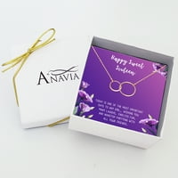 Anavia Happy Sweet šesnaest ogrlica, poklon čestitke za 16. rođendan, poklon za rođendan kćeri, slatka ogrlica