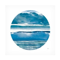 Jess Aiken 'By the Sea Circle' platno umjetnost