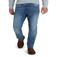 Muške hlače od udobnog rastezljivog trapera širokog kroja-veličine do 52