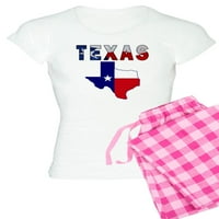 CAFEPRESS - Karta zastave s Teksasom - ženska lagana pidžama