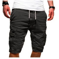 Muške teretne kratke hlače za muškarce, ljetne Ležerne kombinezone s džepovima na otvorenom, sportske kratke hlače