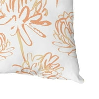 Jednostavno Daisy Blossom Bouquet Dekorativni jastuk za bacanje, plava
