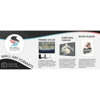 Stupell Industries Black Cat Jednostavna kandža kandži kade za kupaonicu Slikanje Umjetnička umjetnost Umjetnička