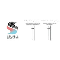 Stupell Industries PRAVO PREDSTAVLJIVANJE RAZREDA BLUE ODJELJAK SORT SORK SOLE, 30, Dizajn Natalie Carpentieri